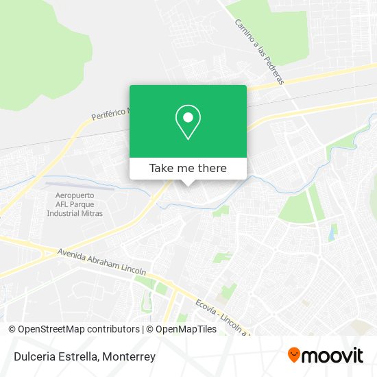 Mapa de Dulceria Estrella