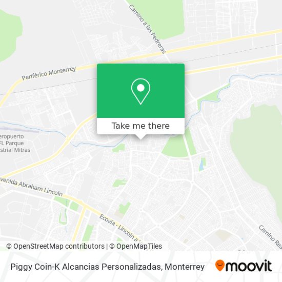 Mapa de Piggy Coin-K Alcancias Personalizadas