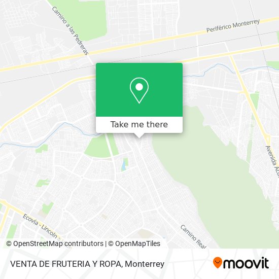 VENTA DE FRUTERIA Y ROPA map