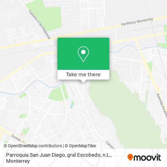 Parroquia San Juan Diego, gral Escobedo, n.L. map