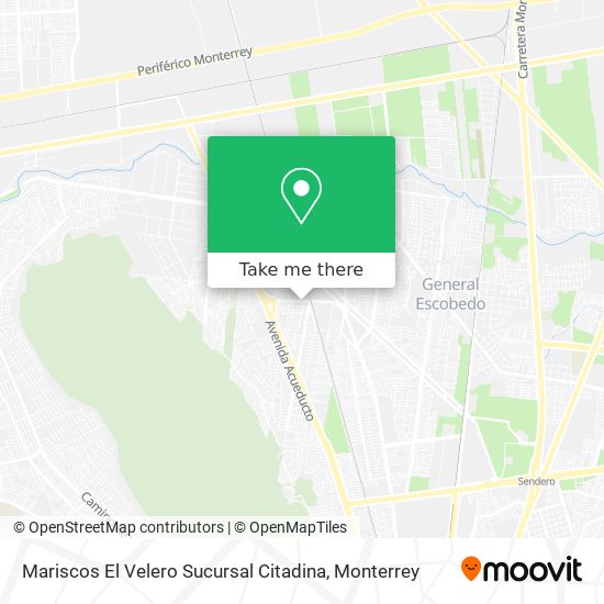 Mariscos El Velero Sucursal Citadina map