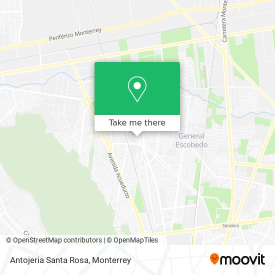 Antojeria Santa Rosa map