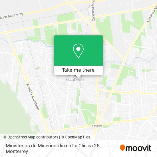 Ministerios de Misericordia en La Clinica 25 map