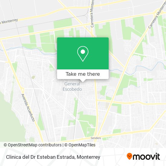 Clinica del Dr Esteban Estrada map