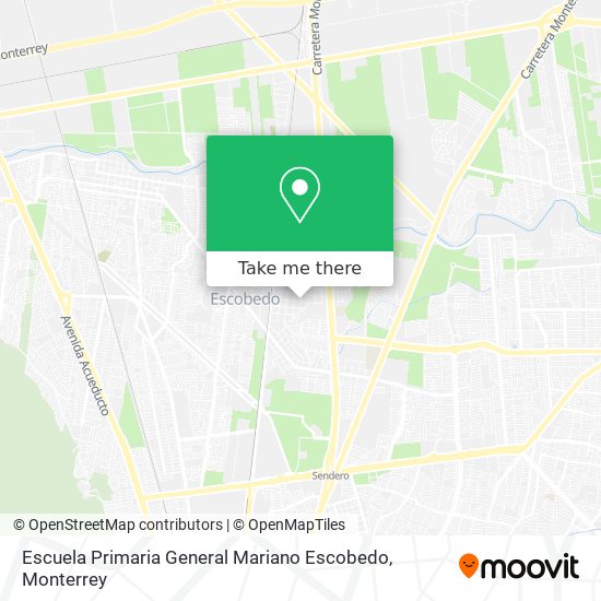 Mapa de Escuela Primaria General Mariano Escobedo
