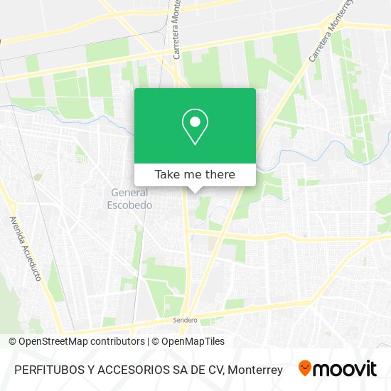 PERFITUBOS Y ACCESORIOS SA DE CV map
