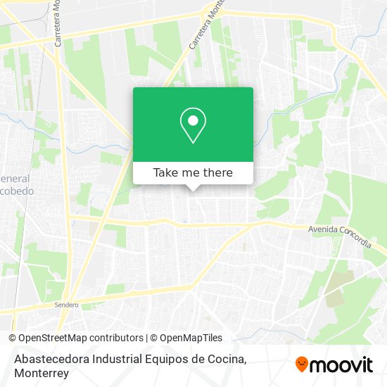 Mapa de Abastecedora Industrial Equipos de Cocina