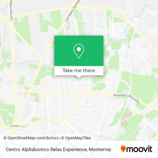 Centro Alphabiotico Relax Experience map