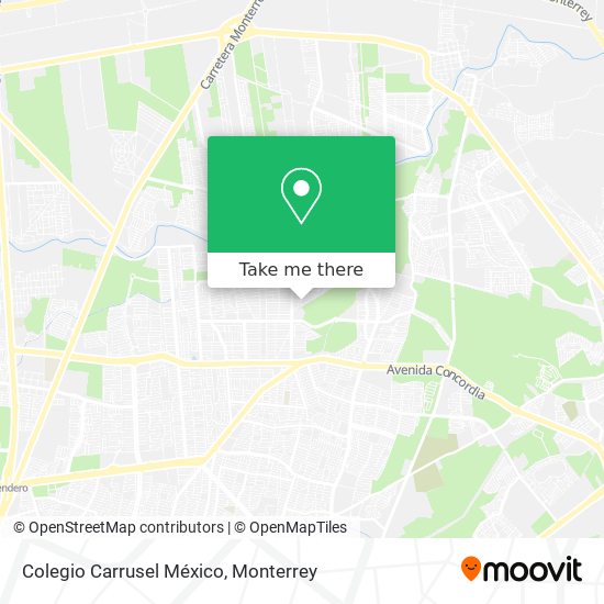 Colegio Carrusel México map