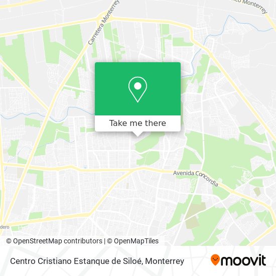 Mapa de Centro Cristiano Estanque de Siloé