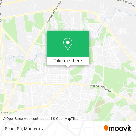 Mapa de Super Six