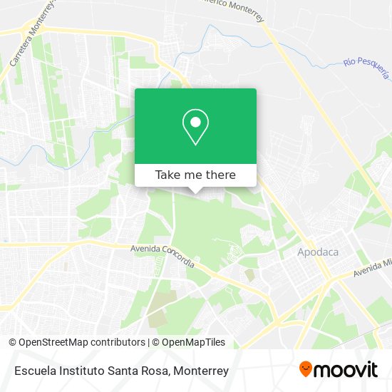 Mapa de Escuela Instituto Santa Rosa