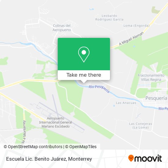 Escuela Lic. Benito Juárez map