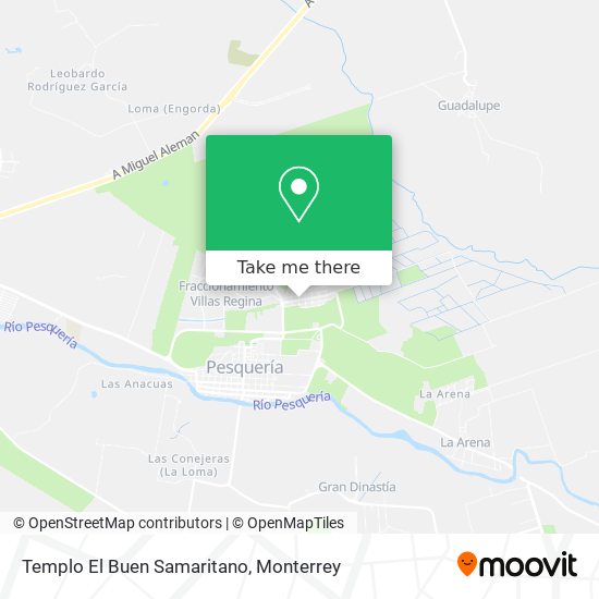 Mapa de Templo El Buen Samaritano