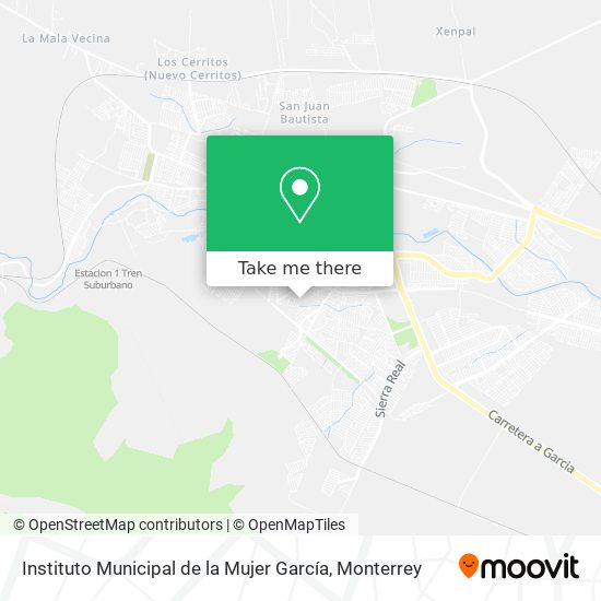 Instituto Municipal de la Mujer García map