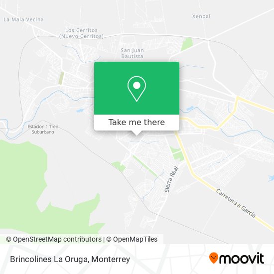 Brincolines La Oruga map