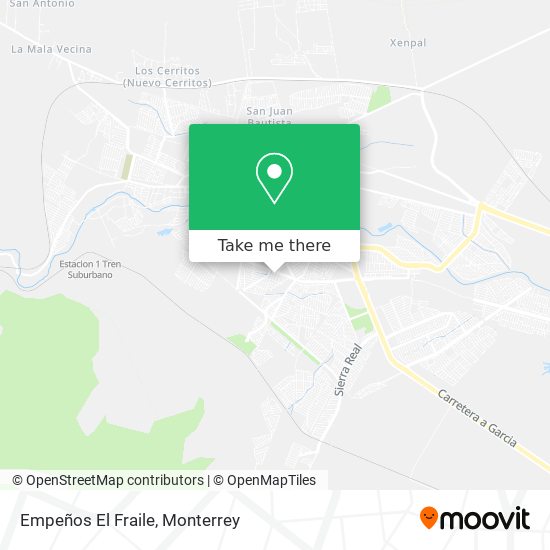 Mapa de Empeños El Fraile