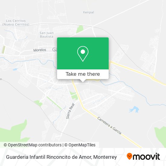 Mapa de Guarderia Infantil Rinconcito de Amor