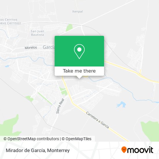 Mirador de García map