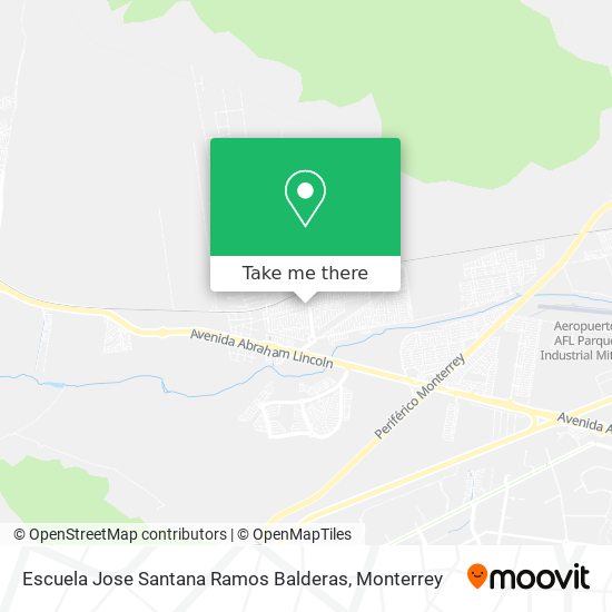 Mapa de Escuela Jose Santana Ramos Balderas
