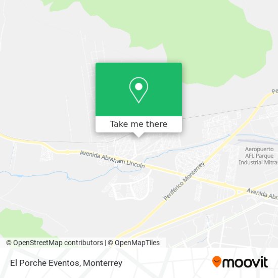 Mapa de El Porche Eventos