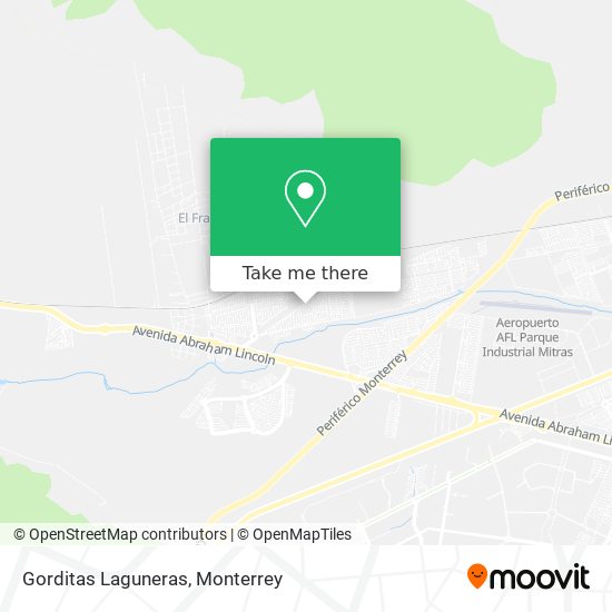 Mapa de Gorditas Laguneras