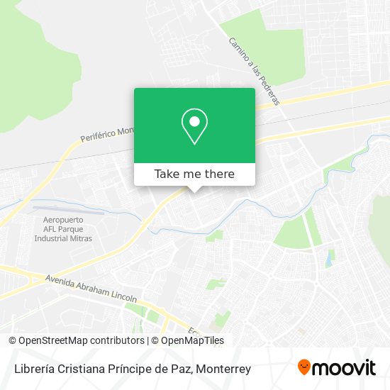 Mapa de Librería Cristiana Príncipe de Paz