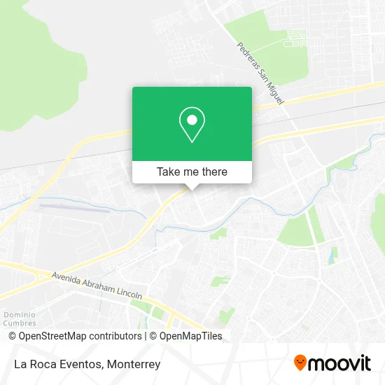 La Roca Eventos map