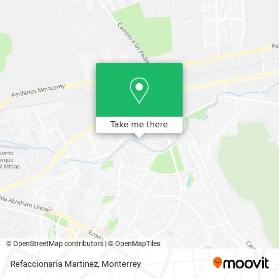 Refaccionaria Martinez map