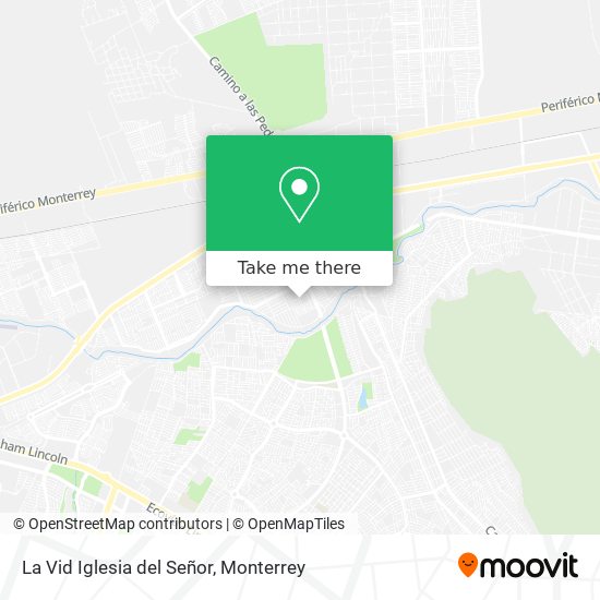 La Vid Iglesia del Señor map