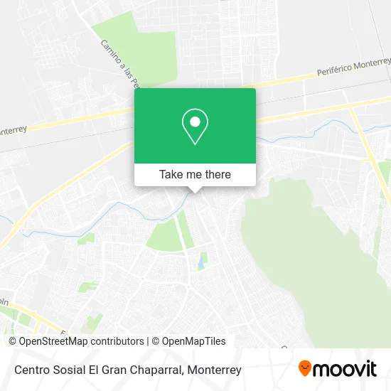 Centro Sosial El Gran Chaparral map