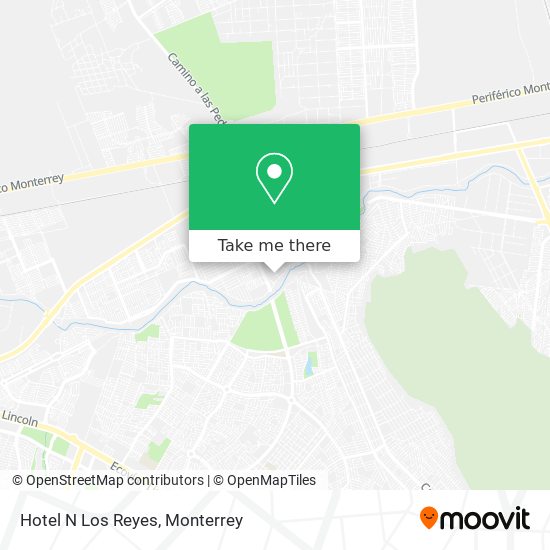 Mapa de Hotel N Los Reyes