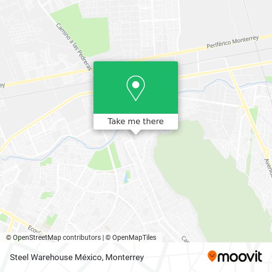 Steel Warehouse México map