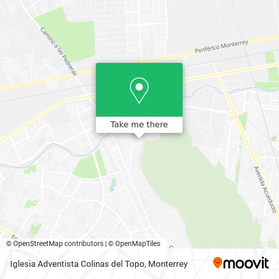 Iglesia Adventista Colinas del Topo map