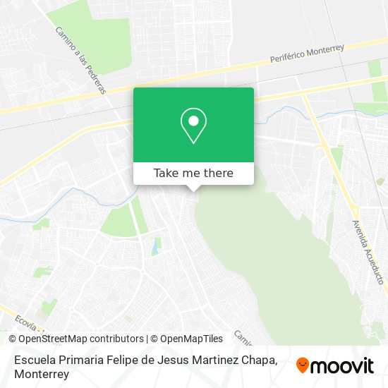 Mapa de Escuela Primaria Felipe de Jesus Martinez Chapa
