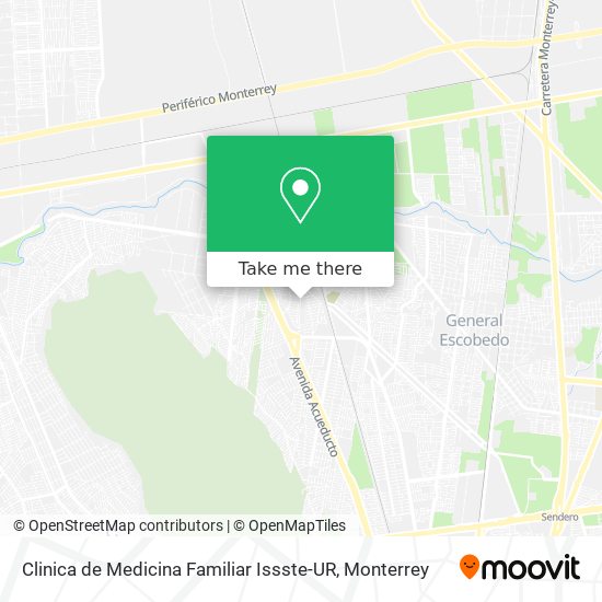 Clinica de Medicina Familiar Issste-UR map