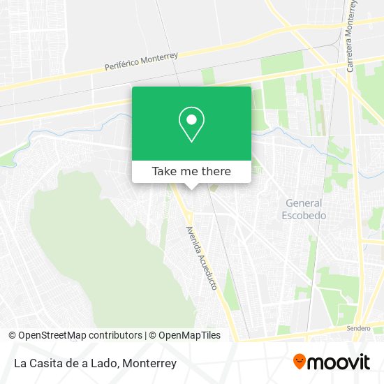 La Casita de a Lado map