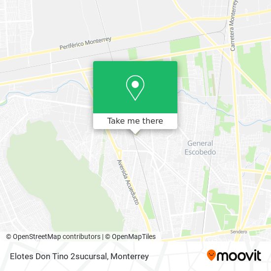 Elotes Don Tino 2sucursal map