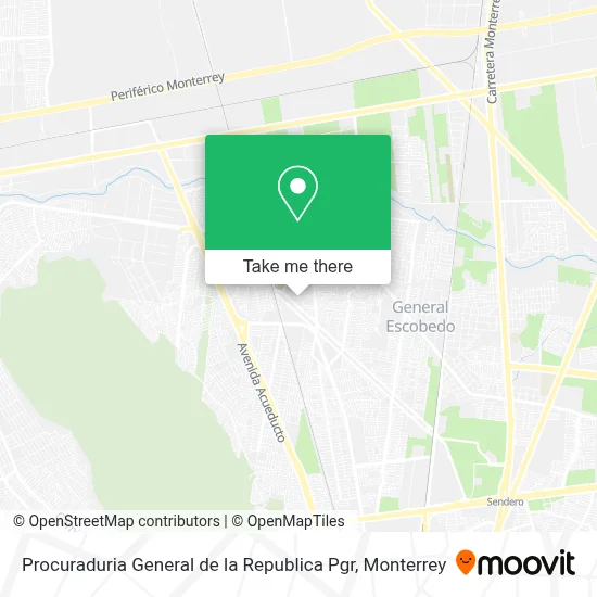 Procuraduria General de la Republica Pgr map