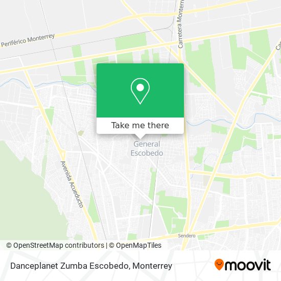 Danceplanet Zumba Escobedo map