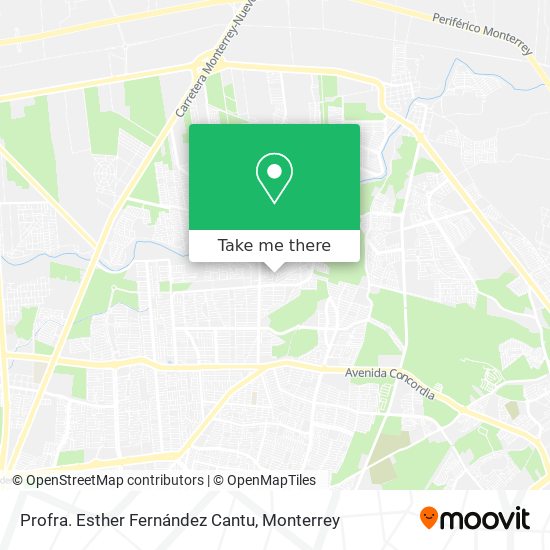 Mapa de Profra. Esther Fernández Cantu