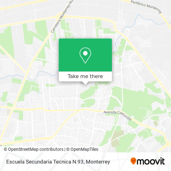 Escuela Secundaria Tecnica N.93 map