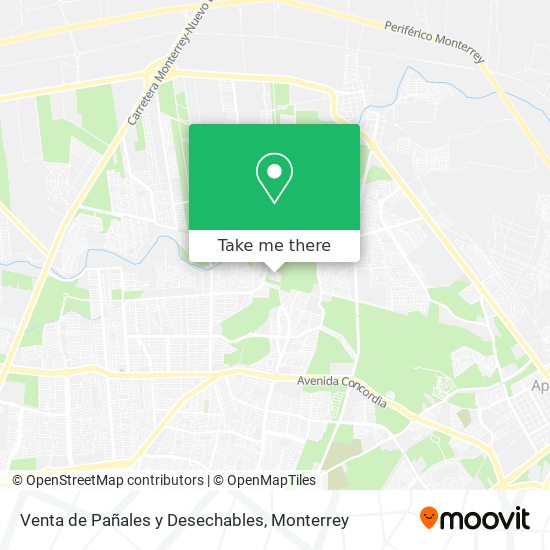 Venta de Pañales y Desechables map