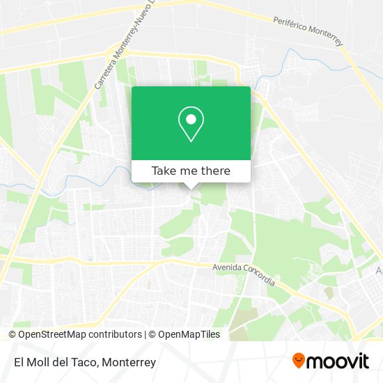 Mapa de El Moll del Taco