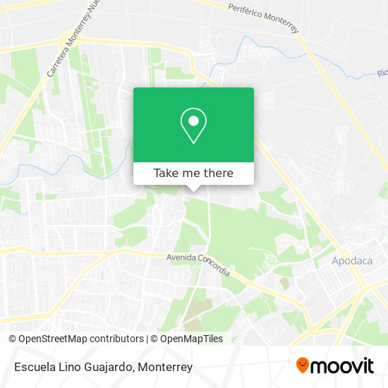 Escuela Lino Guajardo map