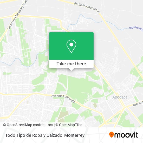 Todo Tipo de Ropa y Calzado map