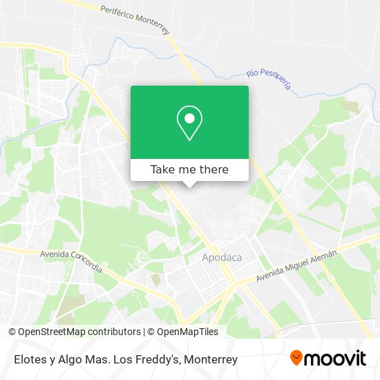 Mapa de Elotes y Algo Mas. Los Freddy's
