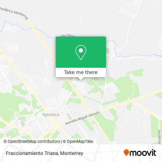 Fraccionamiento Triana map