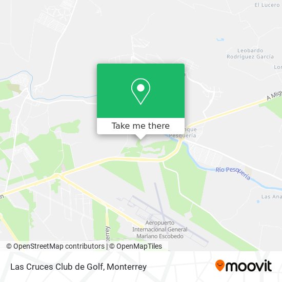 Mapa de Las Cruces Club de Golf