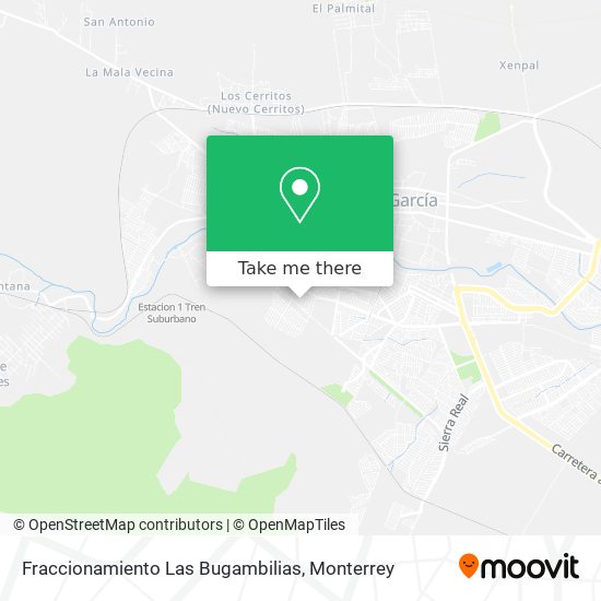 Mapa de Fraccionamiento Las Bugambilias
